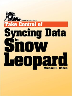 cover image of Take Control of Syncing Data in Snow Leopard